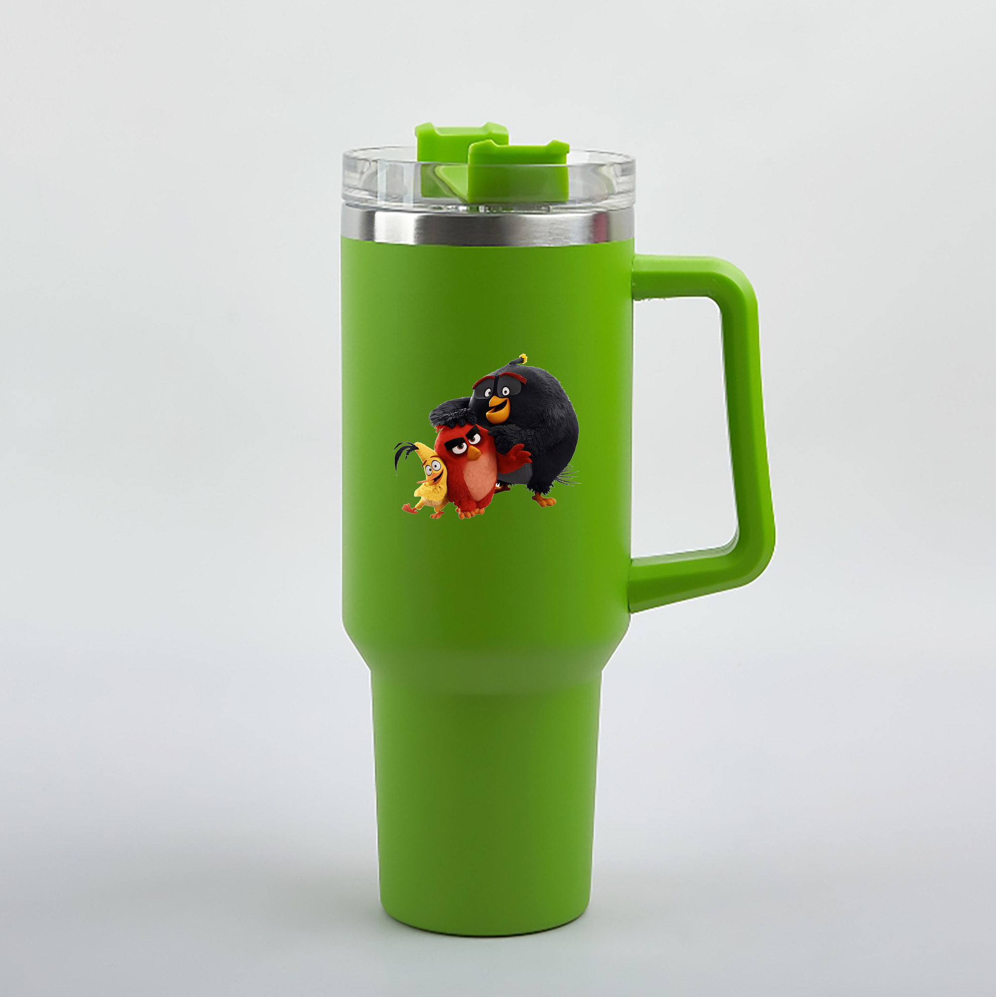 （画像用） Angry Birds アングリーバード 1200mL車用タンブラー（カラープリント）